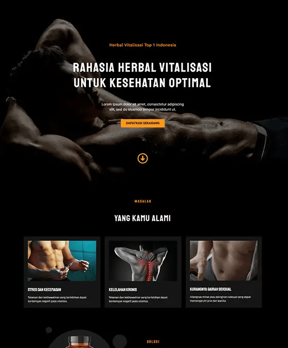 template herbal vitalitas